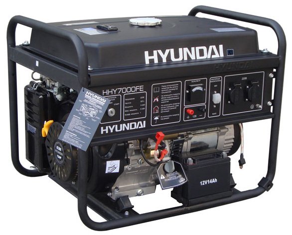 Бензиновый генератор HYUNDAI HHY7000FE: купить в Москве, цена в