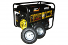 Бензиновый генератор Huter DY6500LX колёса + аккумулятор
