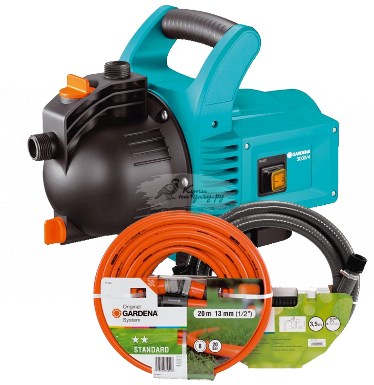 Гардена 3000 4. Gardena 30004 classic. gardena 30004 classic set. насос gardena 30004. поверхностный насос gardena 30004 jet.